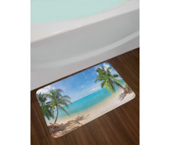 Panoramic View Beach Bath Mat