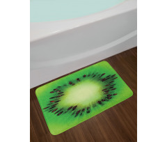 Close up Photo Sliced Fruit Bath Mat