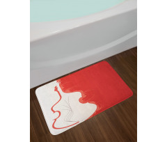 Abstract Music Design Bath Mat