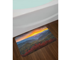 Picturesque Sunset NC Bath Mat