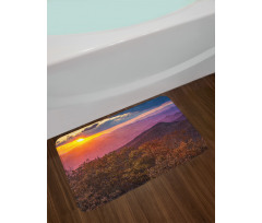 Blue Ridge Mountain Sky Bath Mat