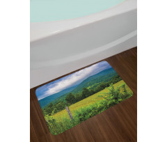 Rural Old Fence Photo Bath Mat