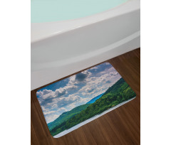 Windmills on Mountain Bath Mat