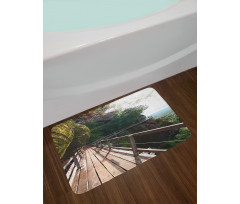 Mountain Ladder and Piers Bath Mat