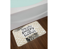 Party All Summer Sketch Bath Mat