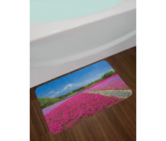 Flourishing Shibazakura Scene Bath Mat