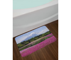 Festival of Shibazakura Field Bath Mat