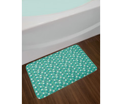 Rabbit Pattern Bath Mat