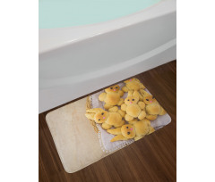 Homemade Rabbit Cookie Bath Mat