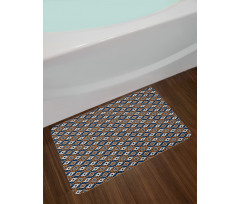 Geometrical Pattern Bath Mat
