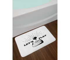 80's Arcade Games Room Item Bath Mat