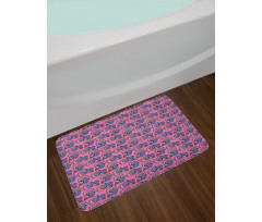 Cabled Joystick Illustration Bath Mat