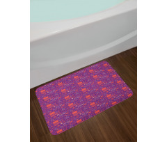 Game Items Illustration Art Bath Mat