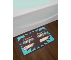 Multiple Players Console Bath Mat