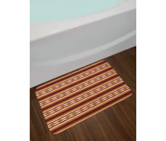 Old American Motif Bath Mat