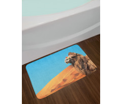 Camel Sand Dunes and Sky Bath Mat