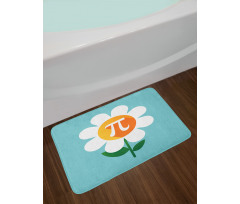 Number on Cartoon Daisy Bath Mat