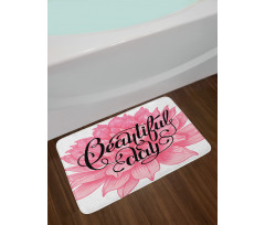 Day on Dahlia Bath Mat