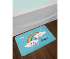 Be Rainbow Someone Saying Bath Mat