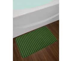 Triangular Geometric Star Bath Mat