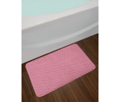 Colorful Oriental Motif Bath Mat