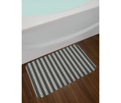 Abstract Quirky Zigzag Model Bath Mat