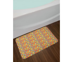 Vintage Cherry and Strawberry Bath Mat