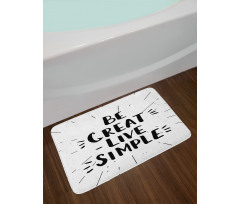 Creative Be Live Simple Bath Mat