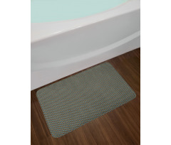 Symmetric Little Pattern Bath Mat