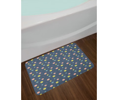 Stars Planets Asteroids Bath Mat