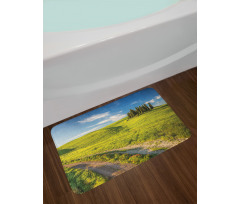 Tuscany Wildflowers View Bath Mat