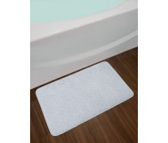 Diagonal Striped Rhombs Bath Mat