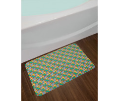 Funny Striped Tails Bath Mat