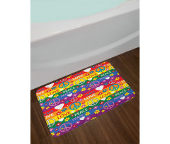 Heart Peace Bath Mat