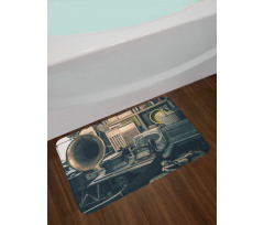 Old Store Gramophone Bath Mat