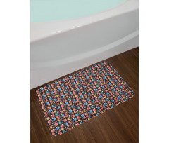 Abstract Reptiles Love Bath Mat