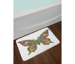 Butterfly Bath Mat