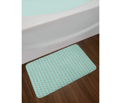 Exotic Coconut Palm Trees Bath Mat