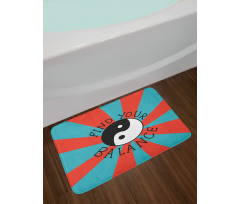 Find Your Balance Text Bath Mat