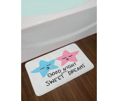 Dreams Stars Kiss Bath Mat