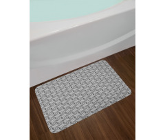 Twirl Spiral Tiles Vortex Bath Mat