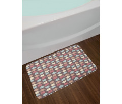 Globefish Pastel Colors Bath Mat