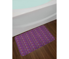 Various Spring Flowers Bath Mat