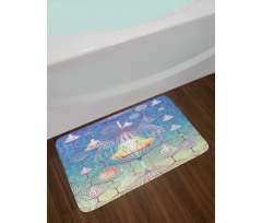 Meditation Yoga Chakra Zen Bath Mat