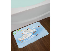 Gracious River Nature Scenery Bath Mat