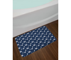 Mystical Sky Sun Stars Bath Mat