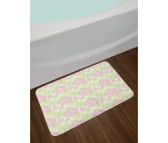 Dandelion Flower Pattern Bath Mat