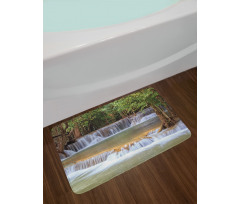 Waterfall Kanchanaburi Bath Mat