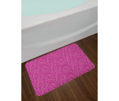 Peony Petals Bath Mat