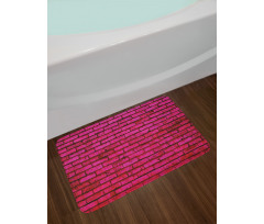 Grunge Bricks Art Bath Mat